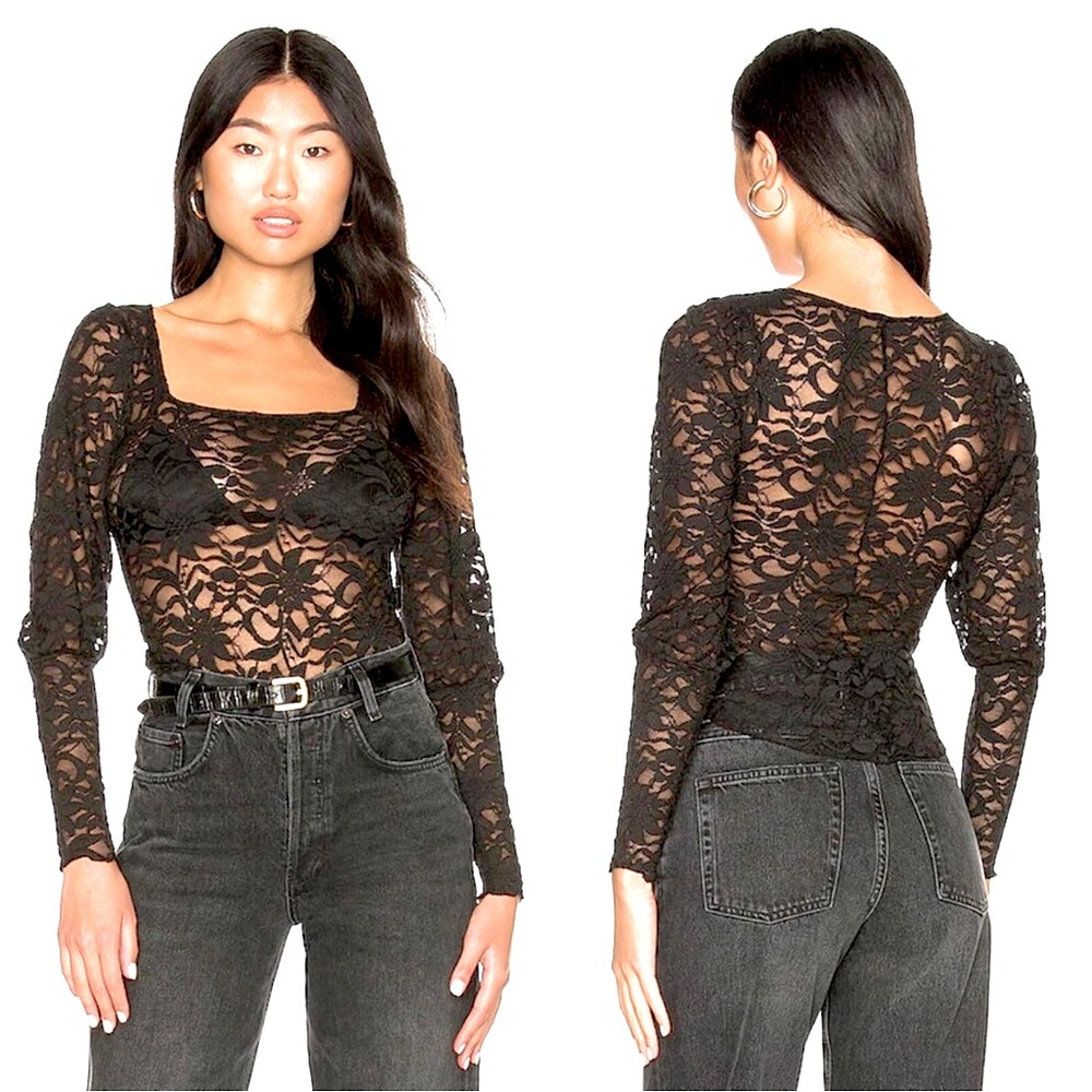 Free People Lace Top